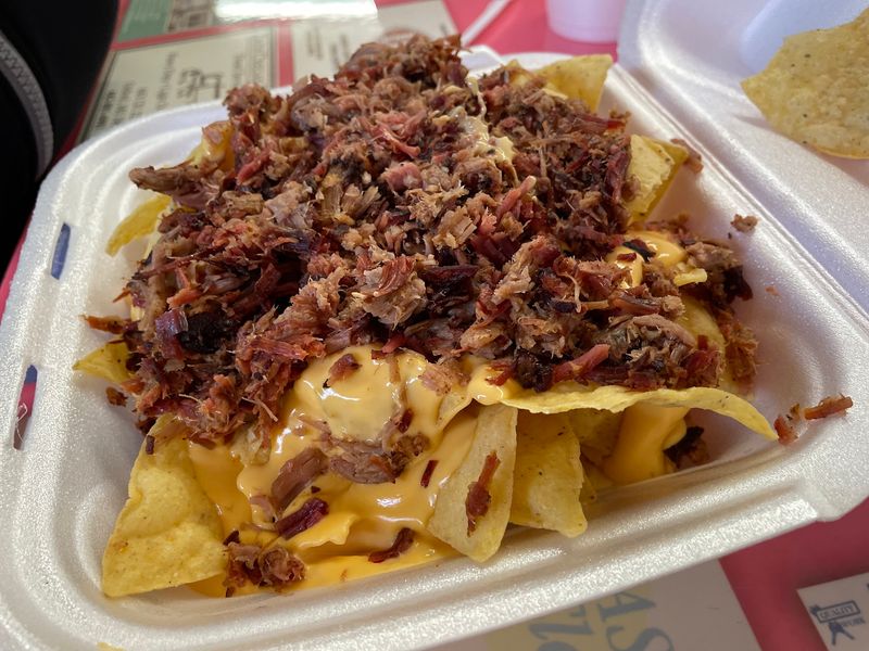 The Minnie Sandwich And A Mountain Of Nachos