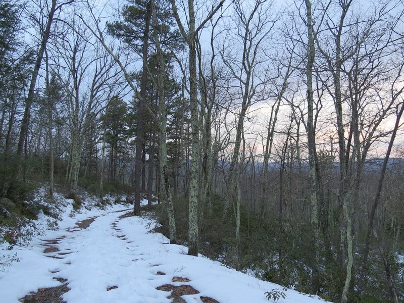 Trails That Climb Toward The Shawangunk Ridge