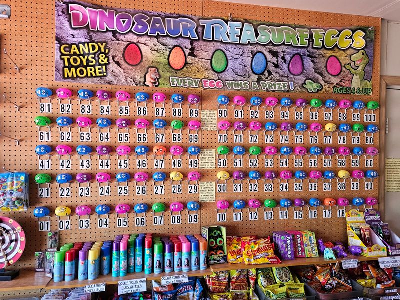 Games, Dino Eggs, and the Prize Table