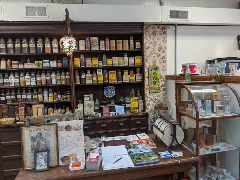 The Pharmacy Museum Along The Walls