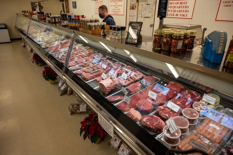 A Meat Case That Stretches Like A Football Field