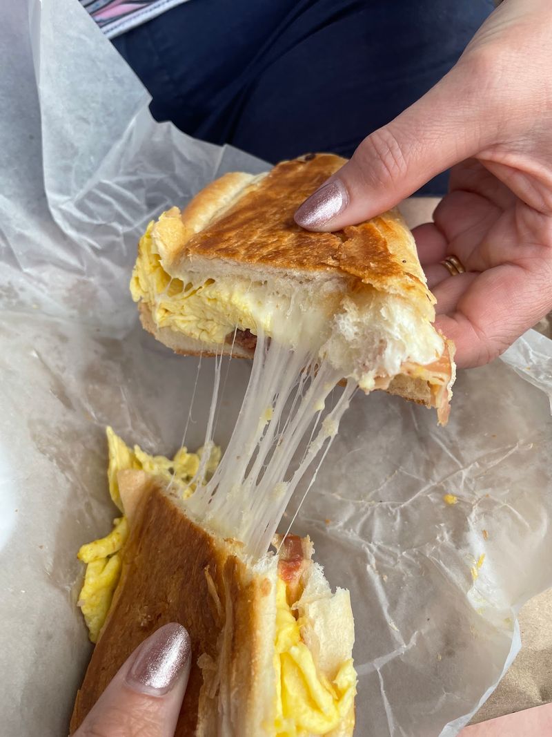 Breakfast Plates And Cuban Toast Before The Rush