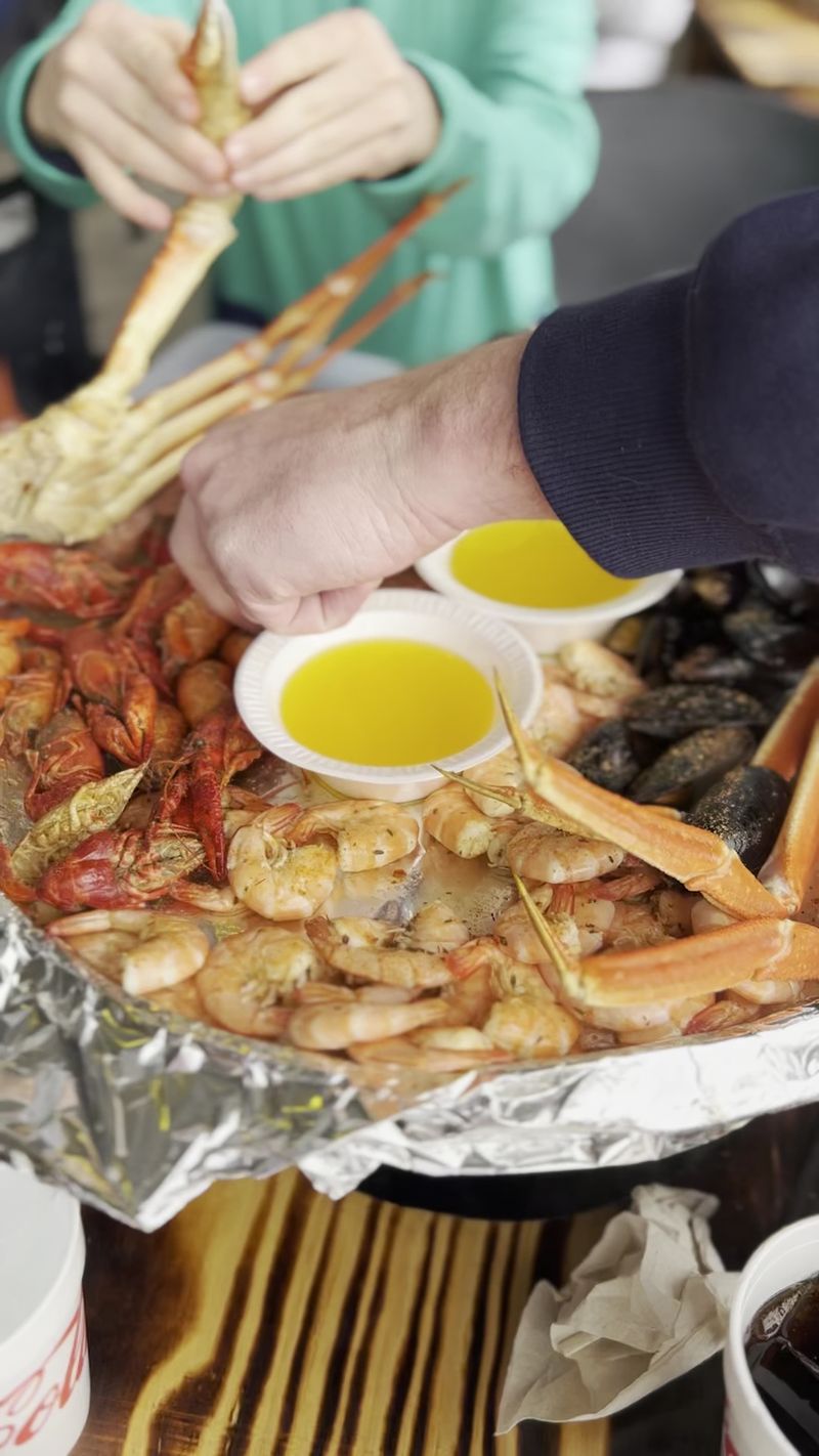 Crab Legs And Other Shellfish Choices