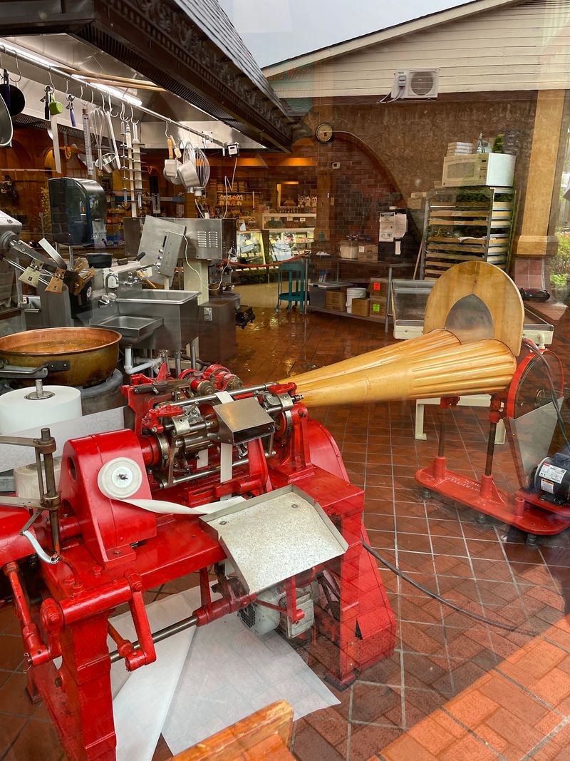 The Taffy Machine Behind The Front Window