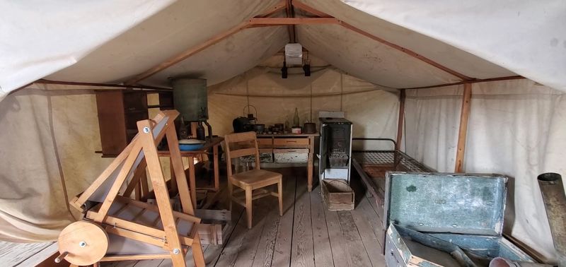 A Prospector's Campsite and the Birth of a Boomtown
