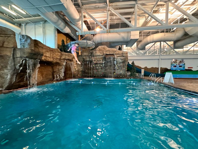 Climbing A Wall With Water Underneath