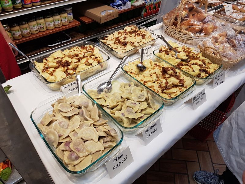 Pierogies And Potato Pancakes On Deck