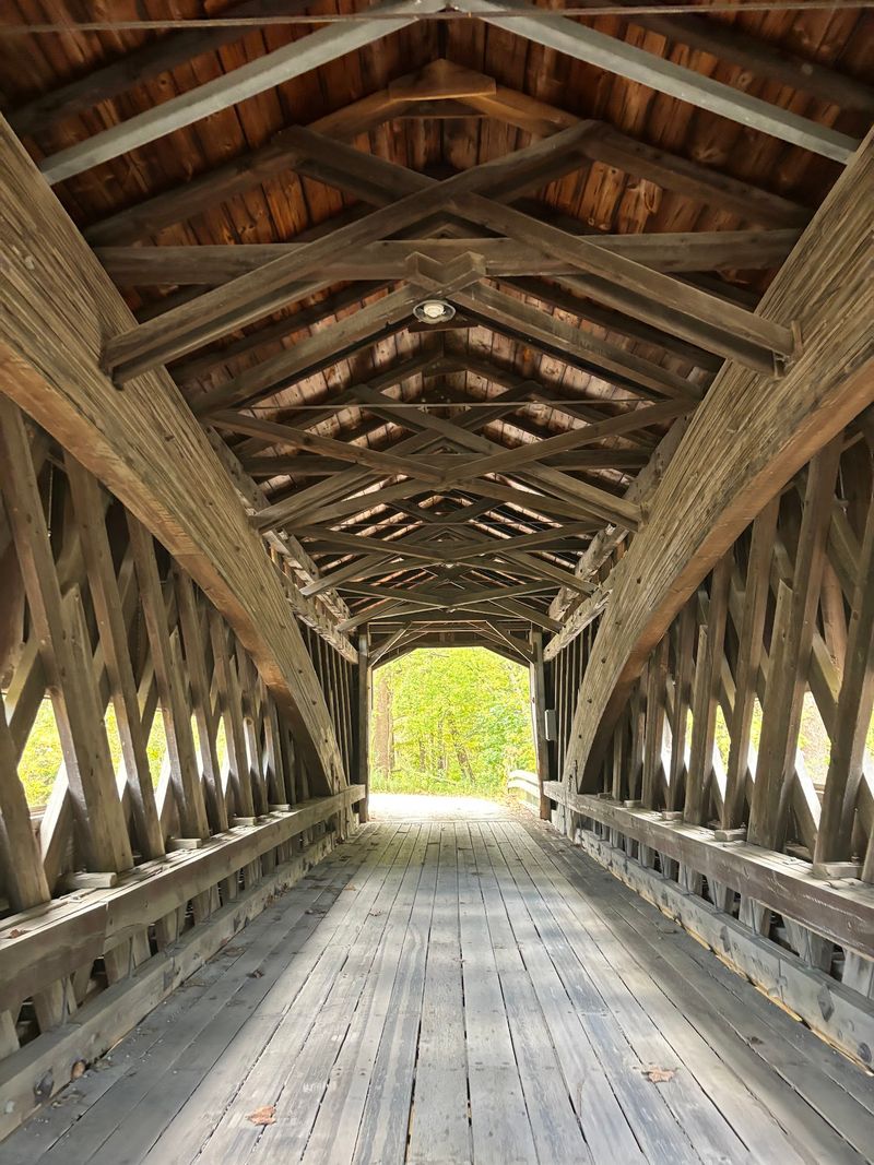 Historic Benetka Road Covered Bridge