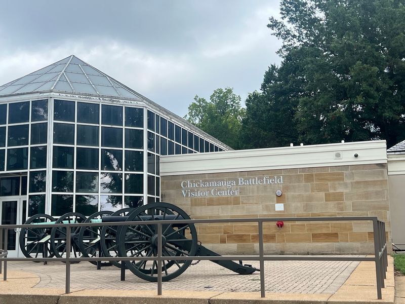 The Visitor Center And Its Famous Gun Collection