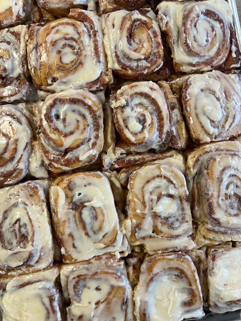 Cinnamon Buns With A Maple Twist