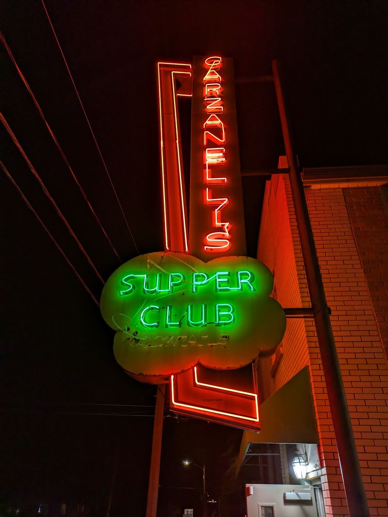 Neon Glow And A Classic Bar Up Front