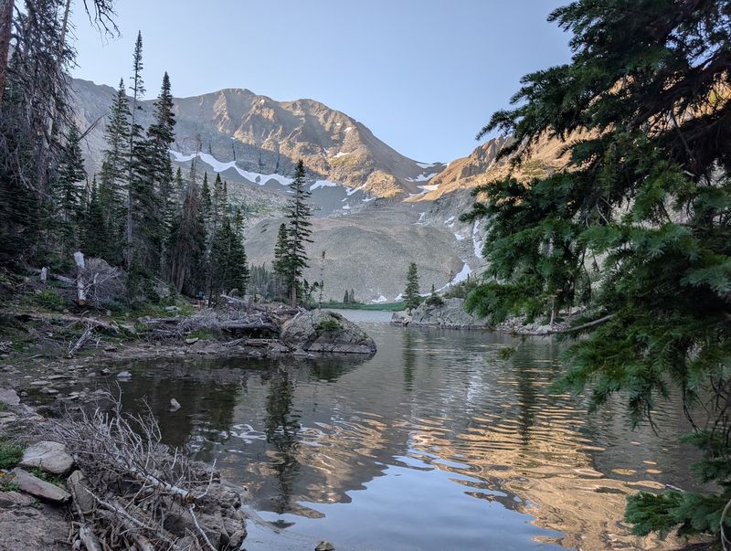 Lake Agnes And Alpine Drama