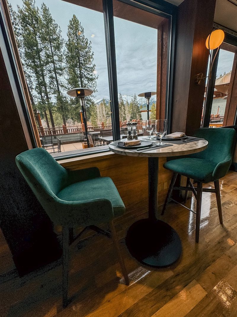 Breakfast With A View Of Snowy Peaks