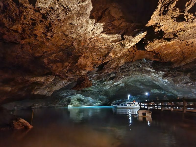 A Sweetwater Farm Road With A Cave Underneath It
