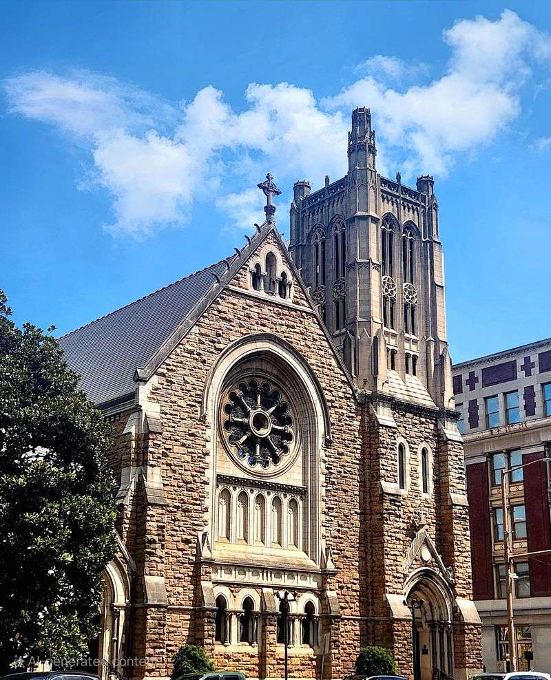 A Stone Landmark at the Quiet End of Broadway