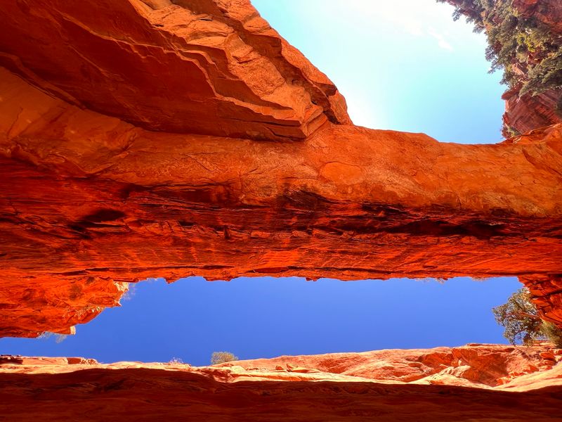 Standing Under The Split Arch