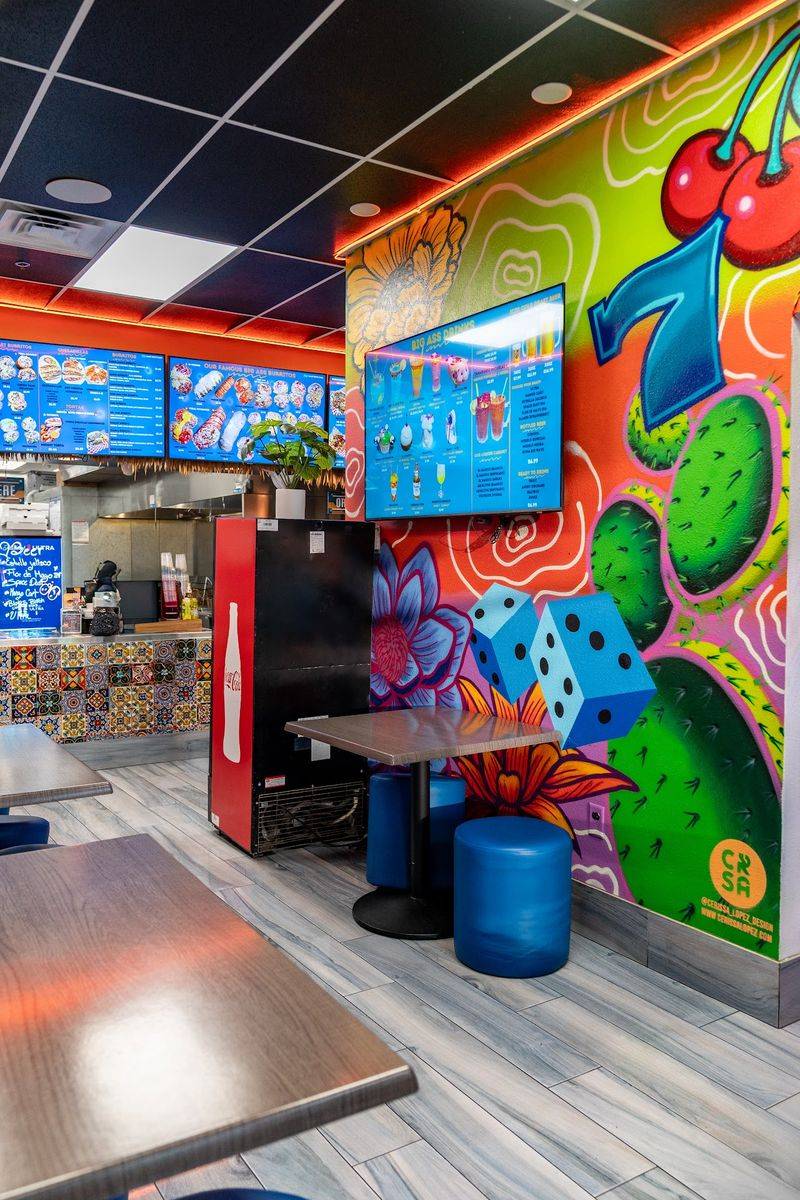 A Colorful Counter Near the Quiet End of the Boulevard