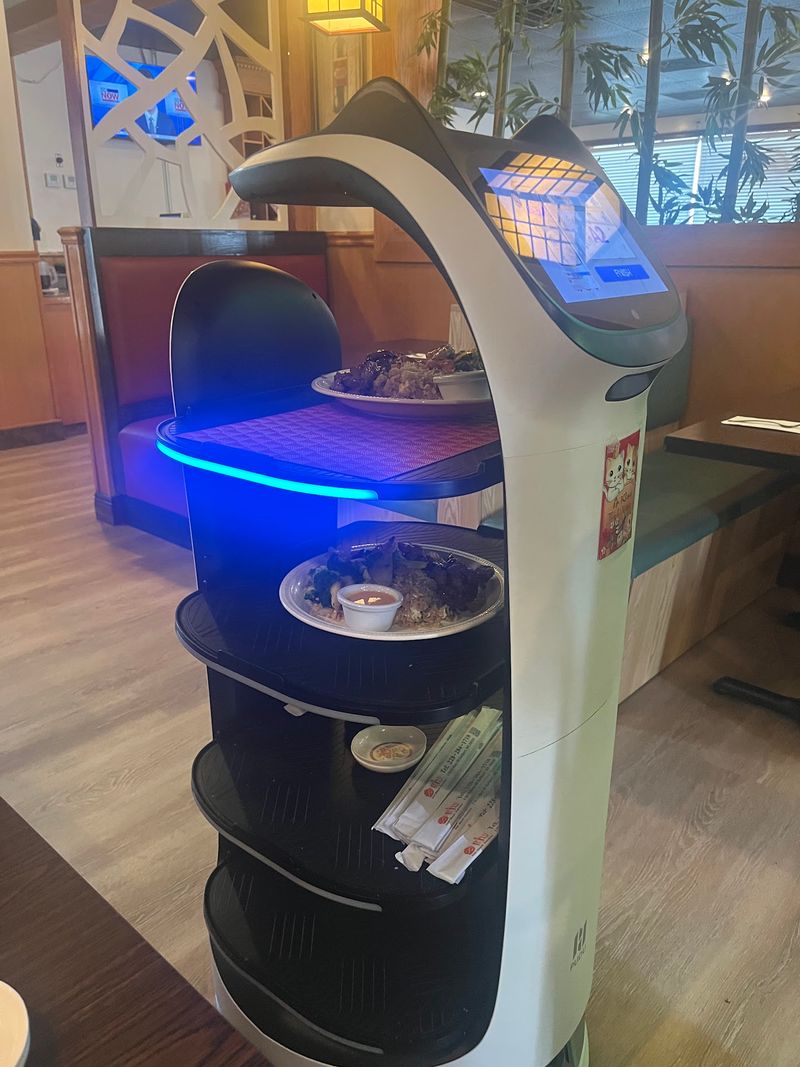 A Robot Server Steals The Show