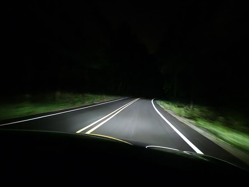 Headlights That Follow And Then Vanish