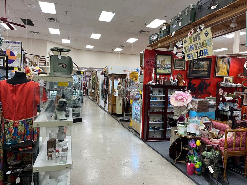 Vintage Clothing Racks And Jewelry Cases