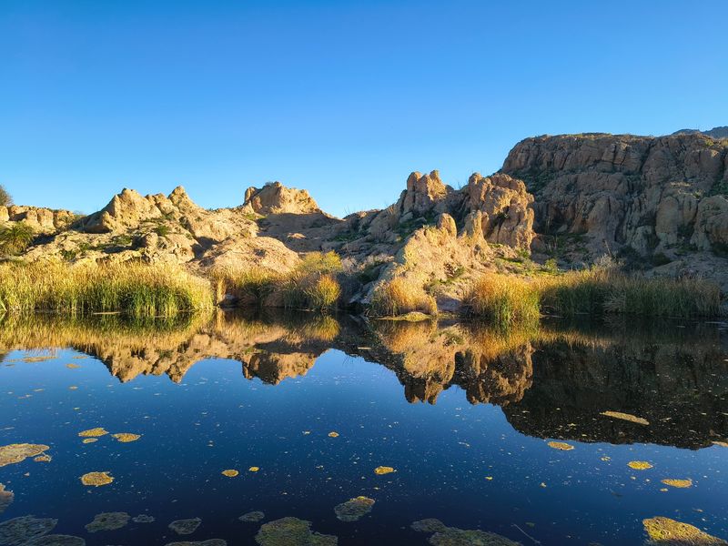 Ayer Lake Offers A Calm Desert Surprise