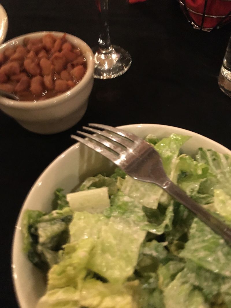 Soup, Salad, And Beans Before The Main Event