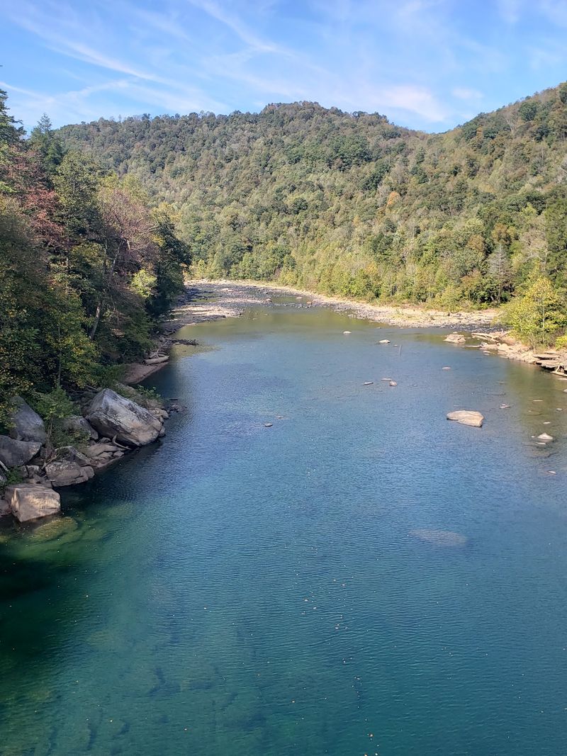 Swimming In Mountain Clear Water