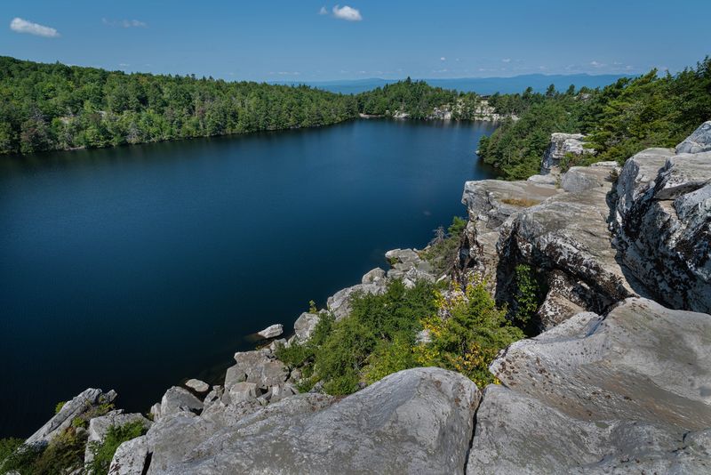Lake Minnewaska's Clear Blue Water