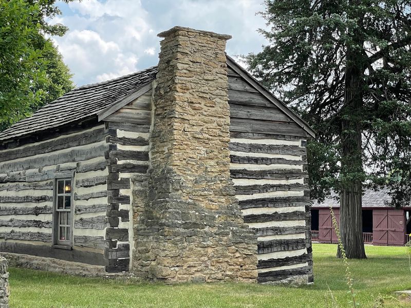 An Old Log Cabin With Deep Roots