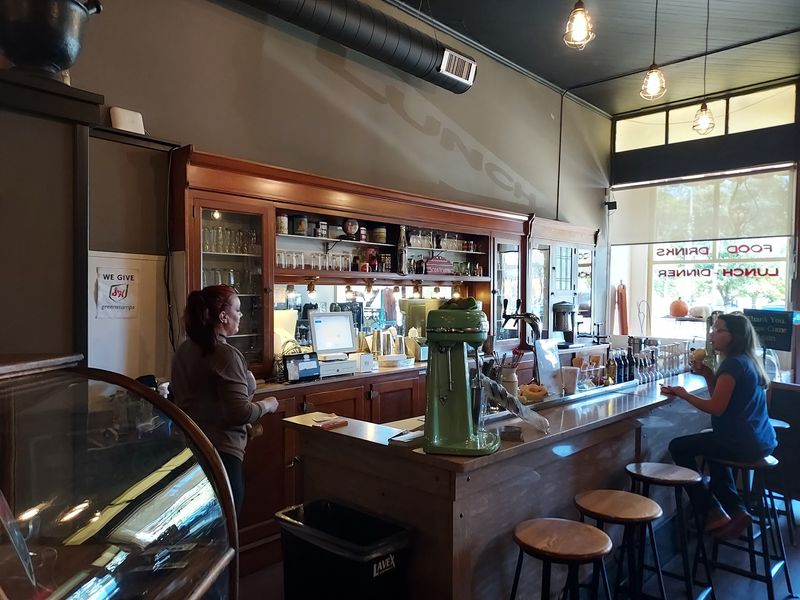 Fifties Lounge Feel And The People Behind The Counter