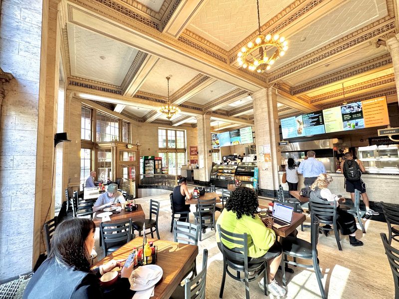 A Bank Lobby That Now Serves Pancakes