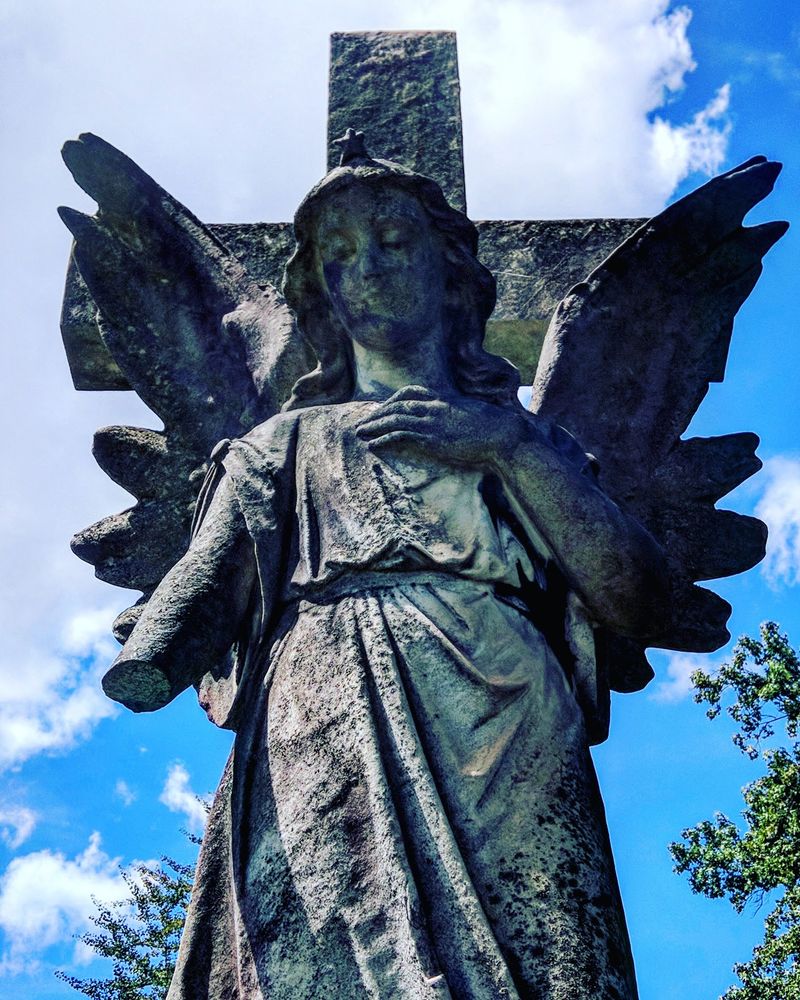 Marble Angels And Towering Obelisks