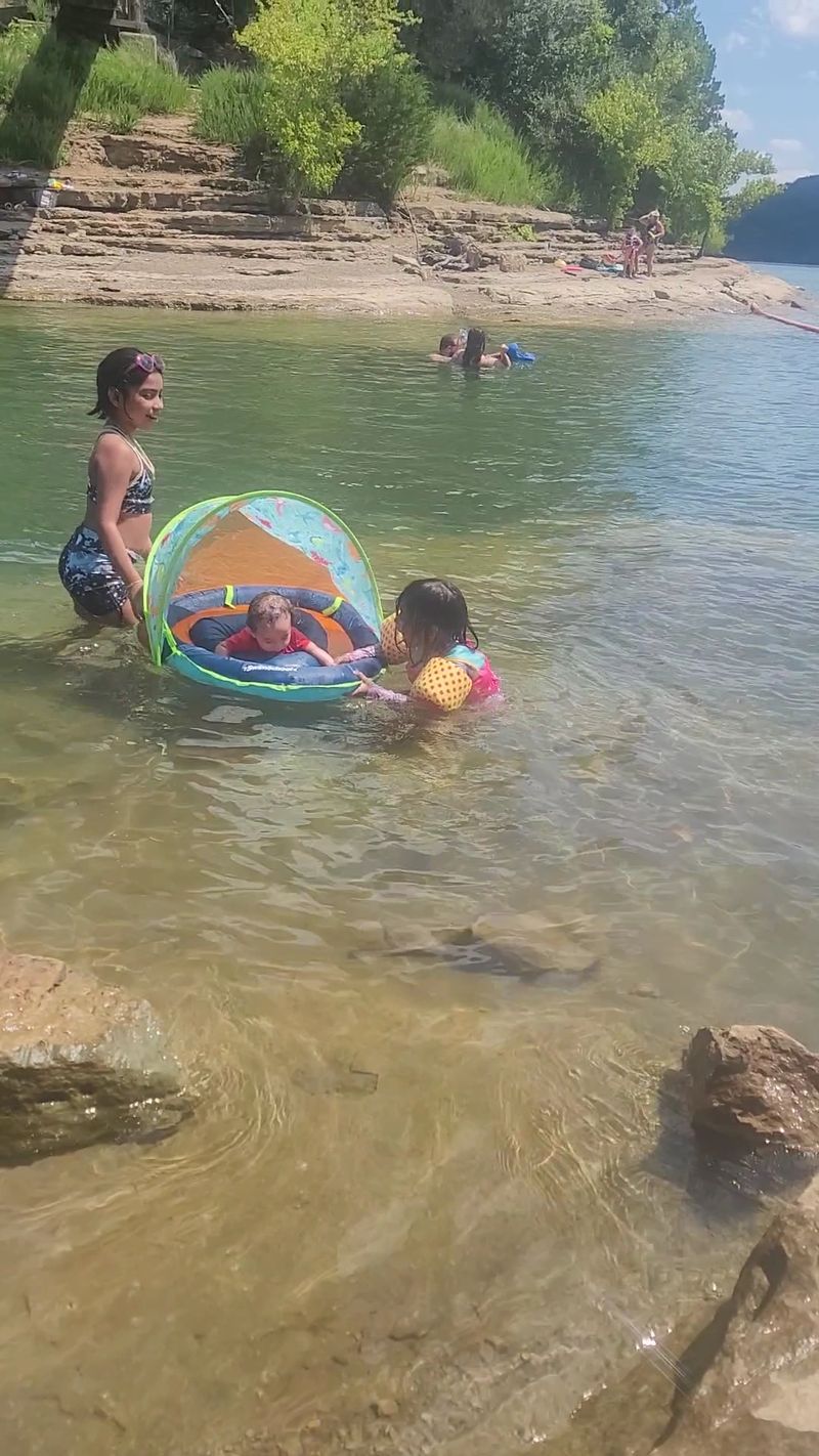 Swimming In Water You Can Actually See Through