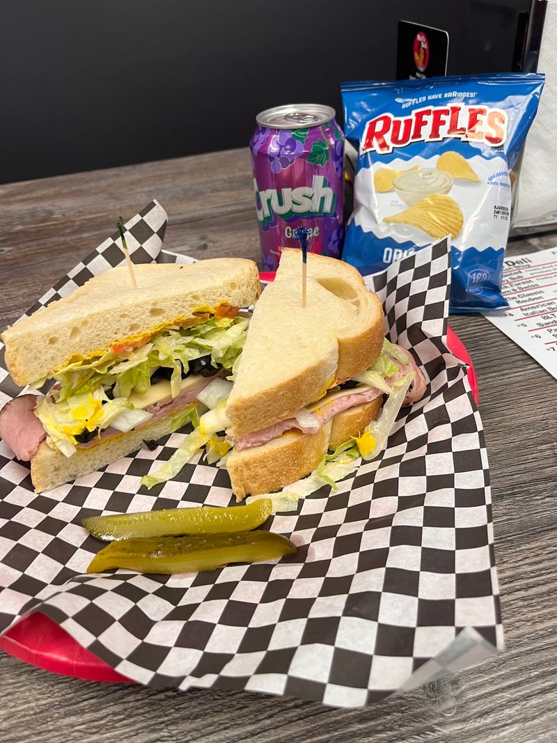 A Counter Where Big Sandwiches Do The Talking