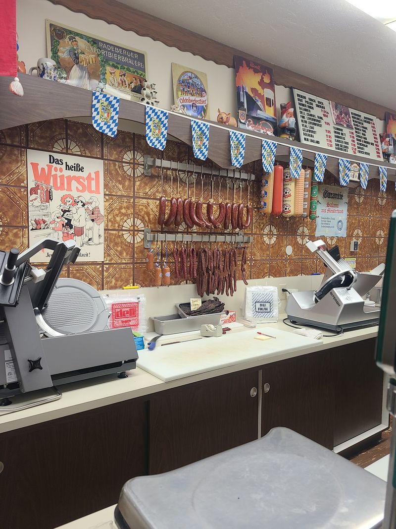 Sausages Made Right Behind The Counter