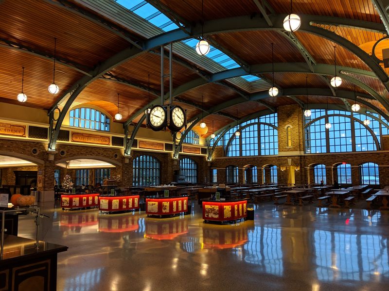 A Great Hall Lit By Floating Candles
