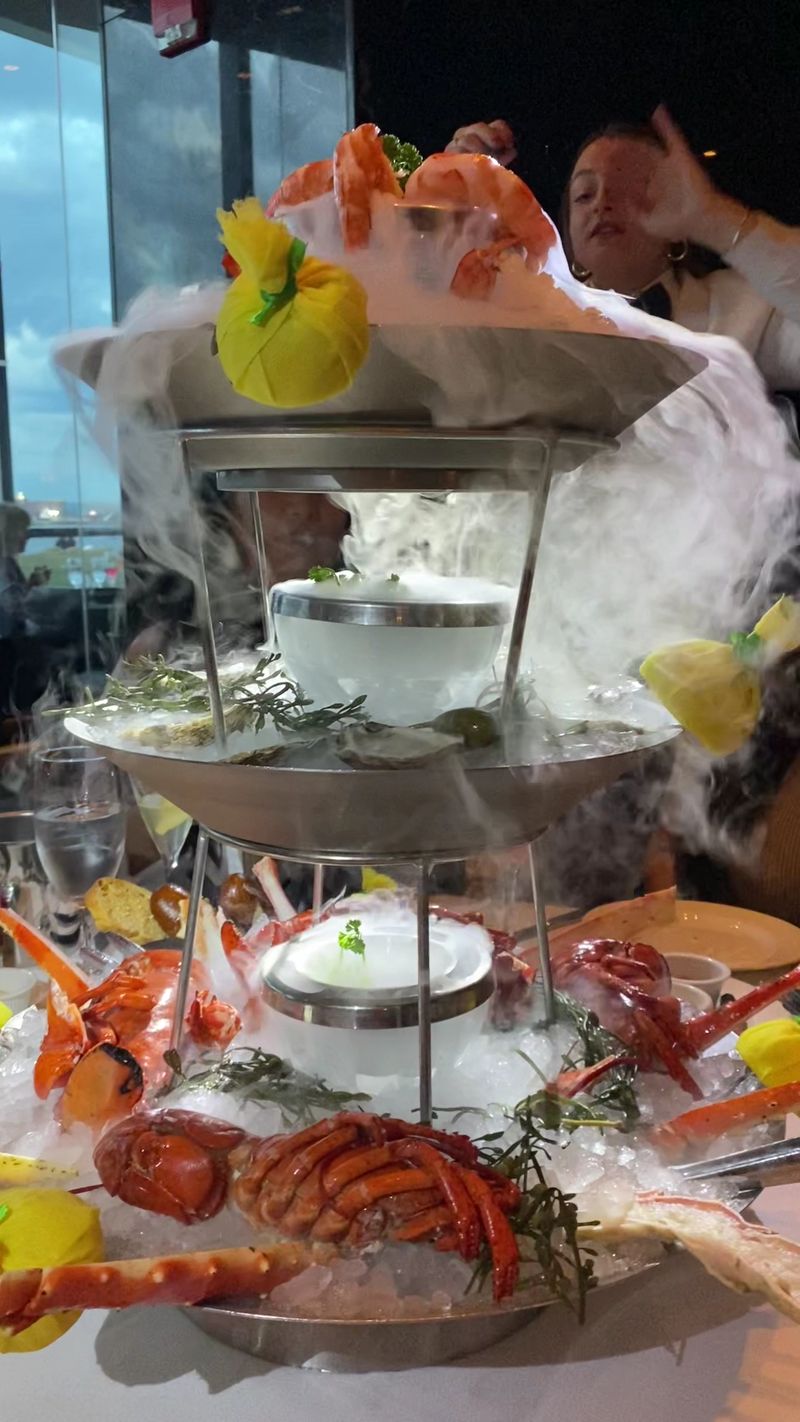 The Seafood Tower Arrives Like A Parade