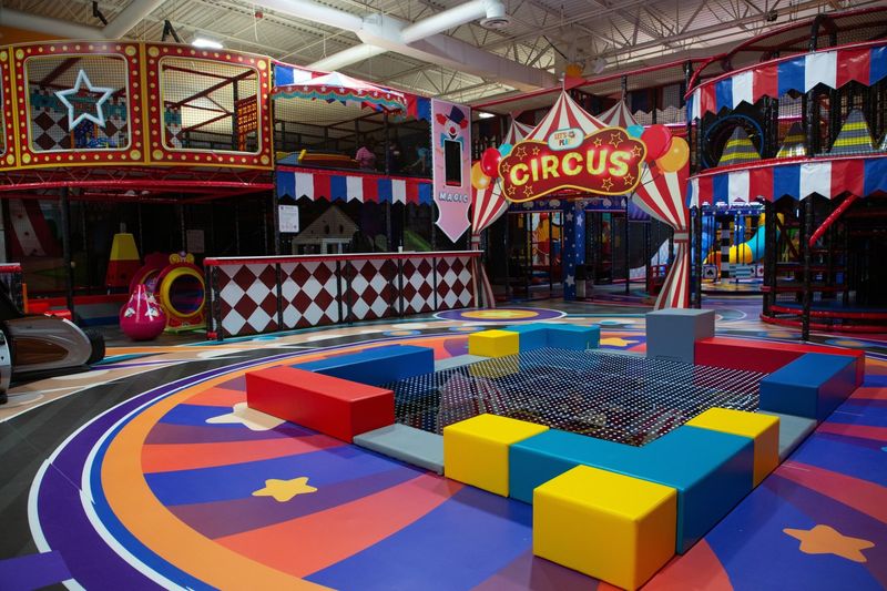 A Carnival-Themed Playground That Feels Like A Fair Indoors