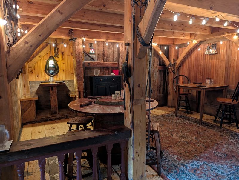 An 1800s Barn With Beams And Character