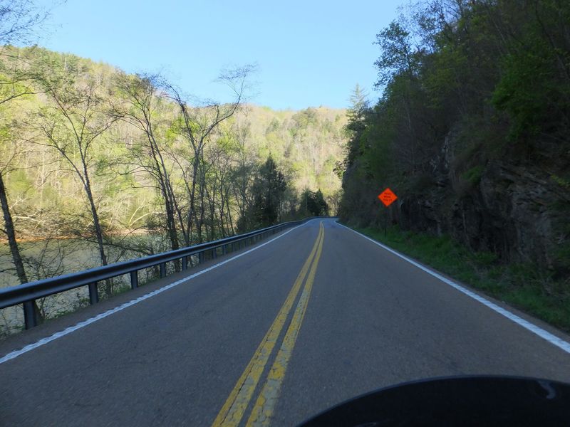 Where US-64 Trades Farmland for a River Gorge