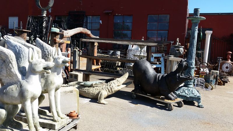 A Roadside Zoo Of Statues