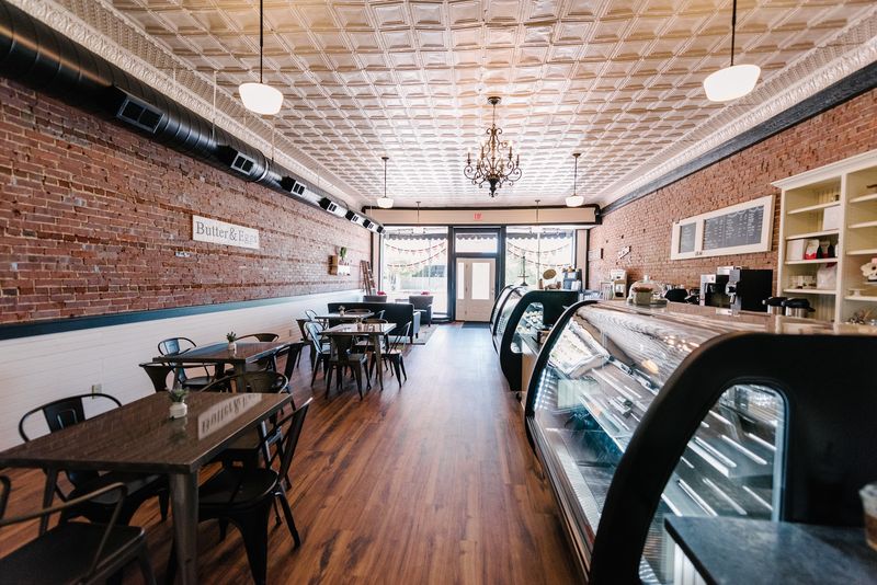 A Downtown Bakery Counter On East Main Street