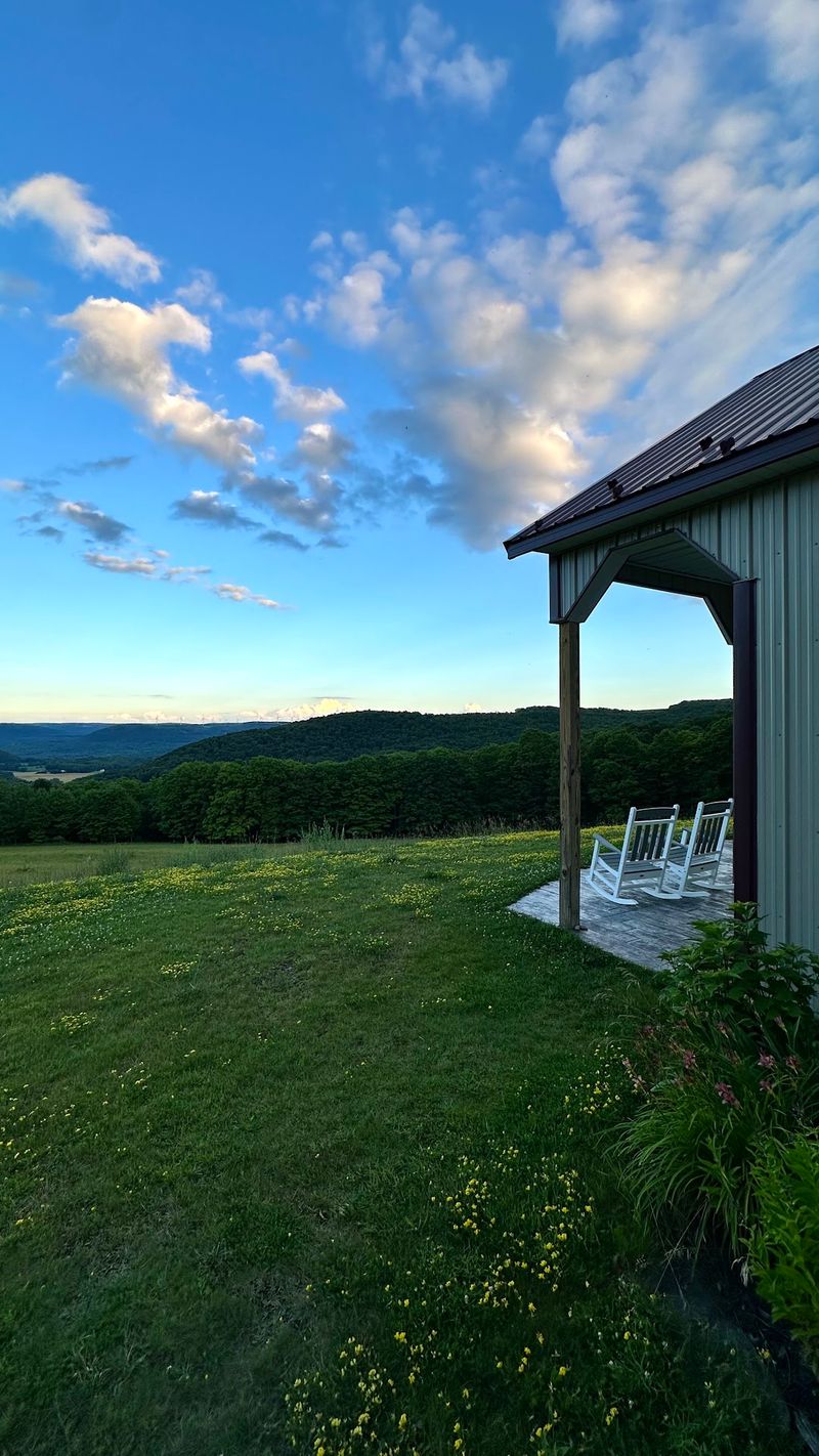 A Hilltop Sugarhouse With A Valley View