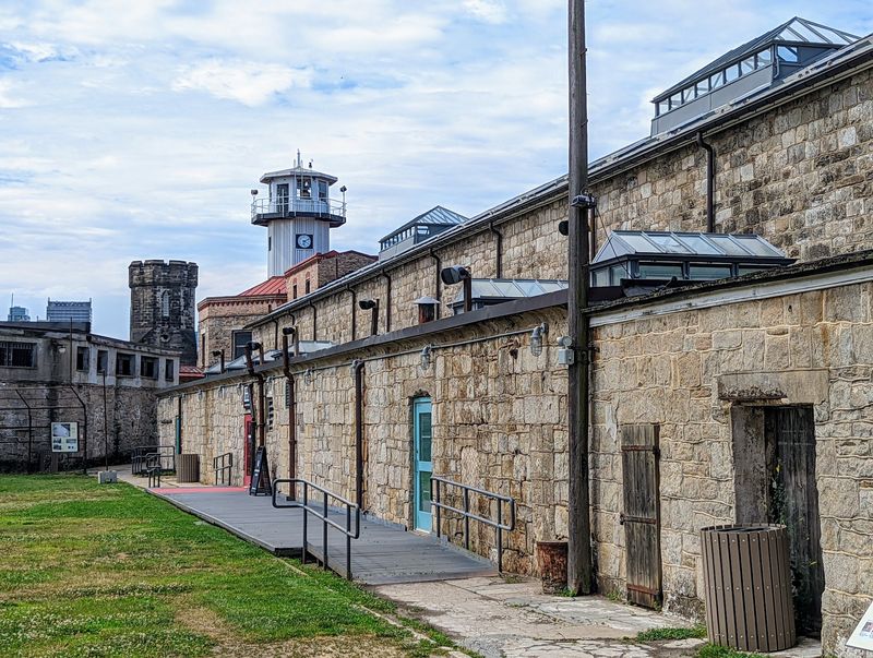 A Baseball Field Behind The Walls