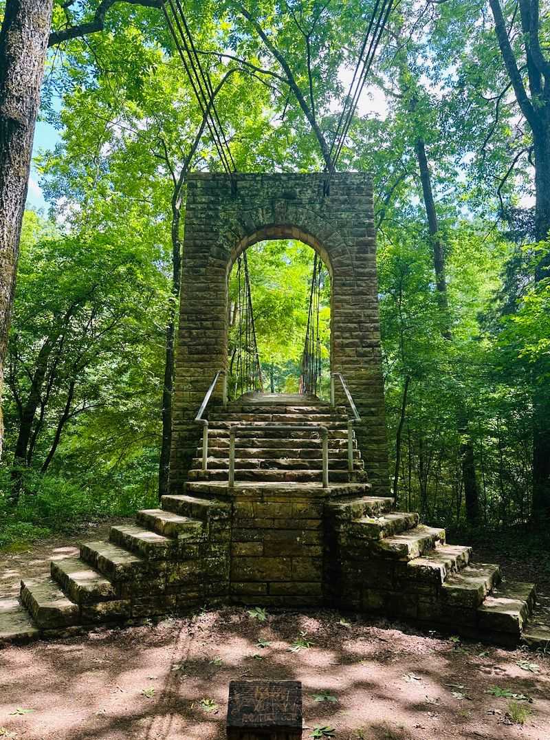 The Swinging Bridge That Steals Every Photo