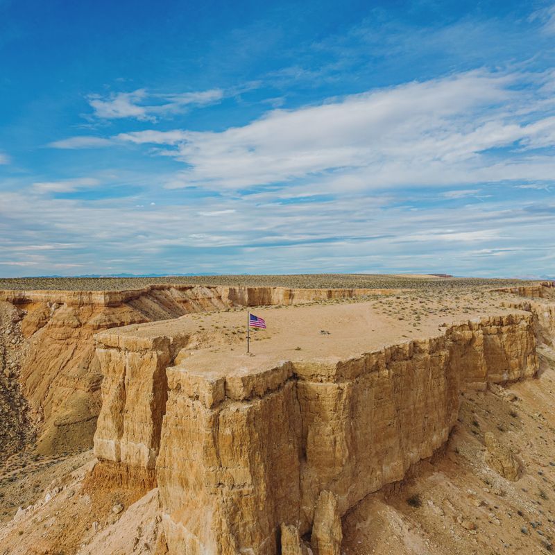 A Tabletop Rising Above Two Rivers