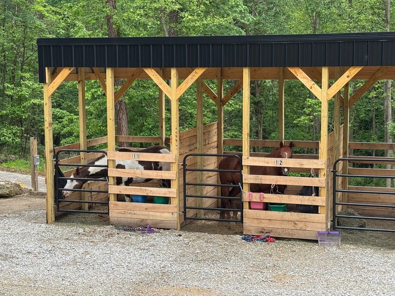 Horse Stalls Just Steps From Your Site