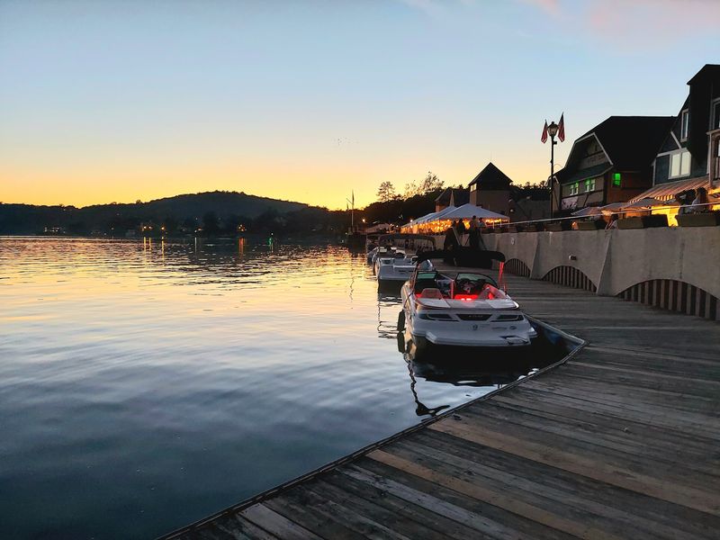 Plaza Bites With Lake Views