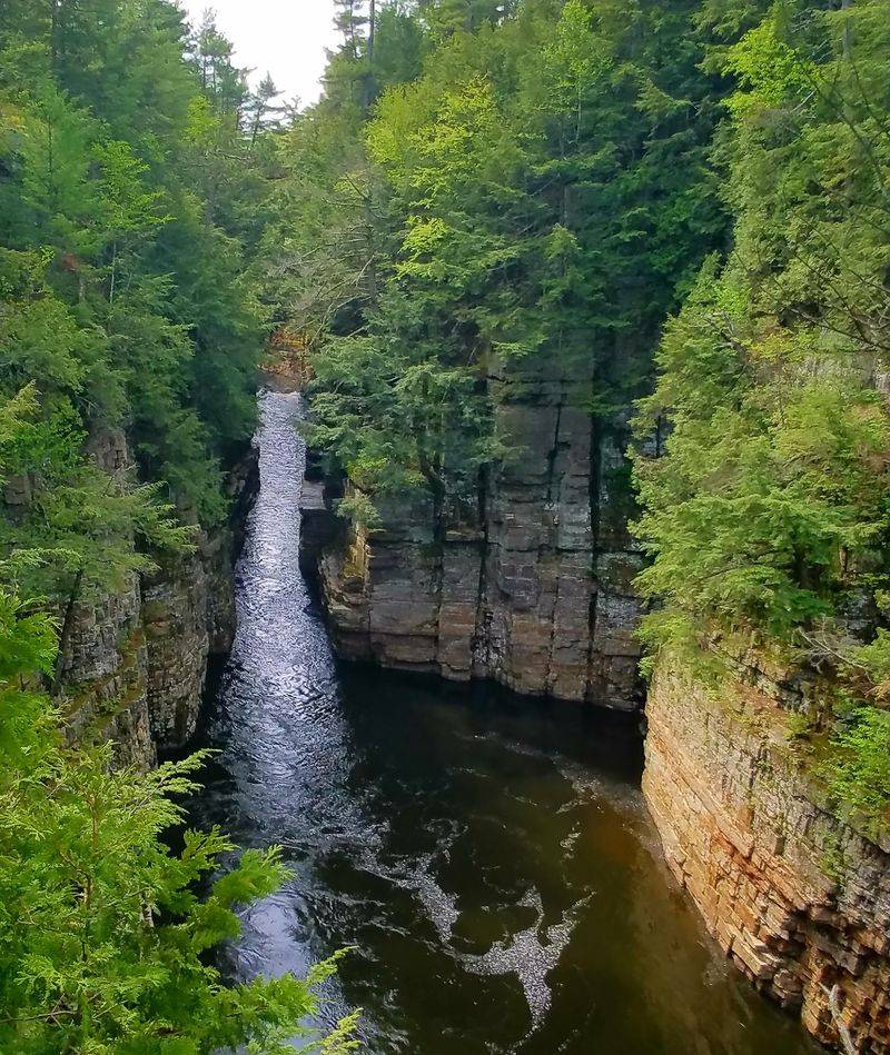 Floating Through The Gorge On A Guided Raft