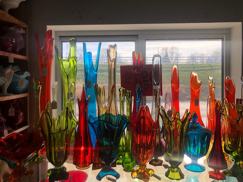 Glassware That Glows In The Window Light